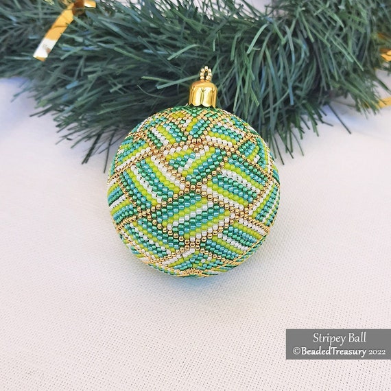 3d beaded christmas ornaments Clearance
