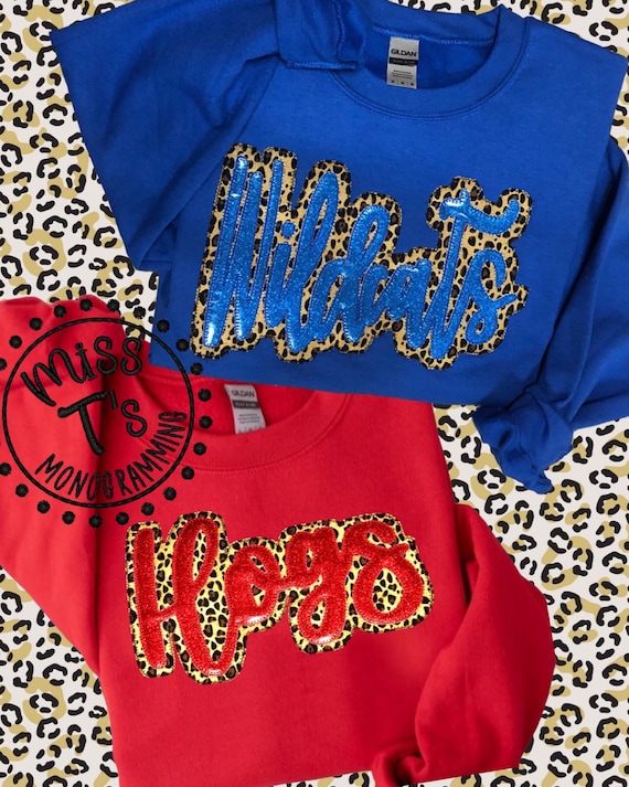 Custom applique clearance sweatshirts