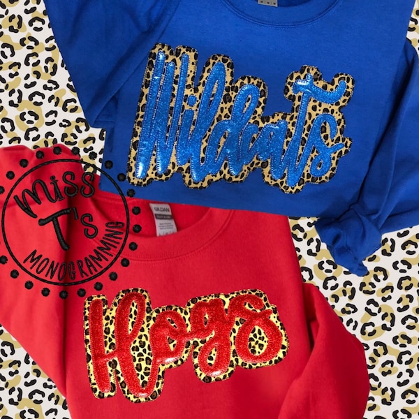 Applique Sweatshirt Etsy