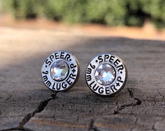 9mm Speer Silver Bullet Casing Studs