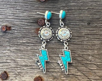 Lightning Bullet Earrings