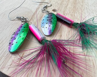 Fishing Lure Hook Earrings