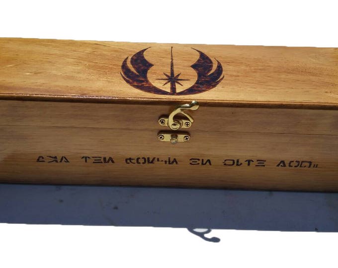 Jedi Lightsaber Box Etsy