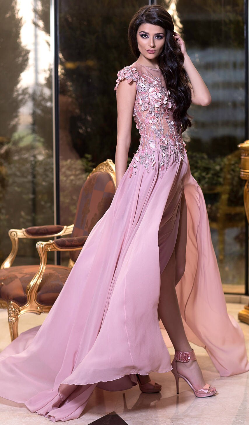 rose pink color dress Dusty Prom Ball Gown: Andrea and Leo A1350 Dusty Rose / 2 Be sure to take a look at the Viola Dress in lavender as well Rose Ash Mother of the