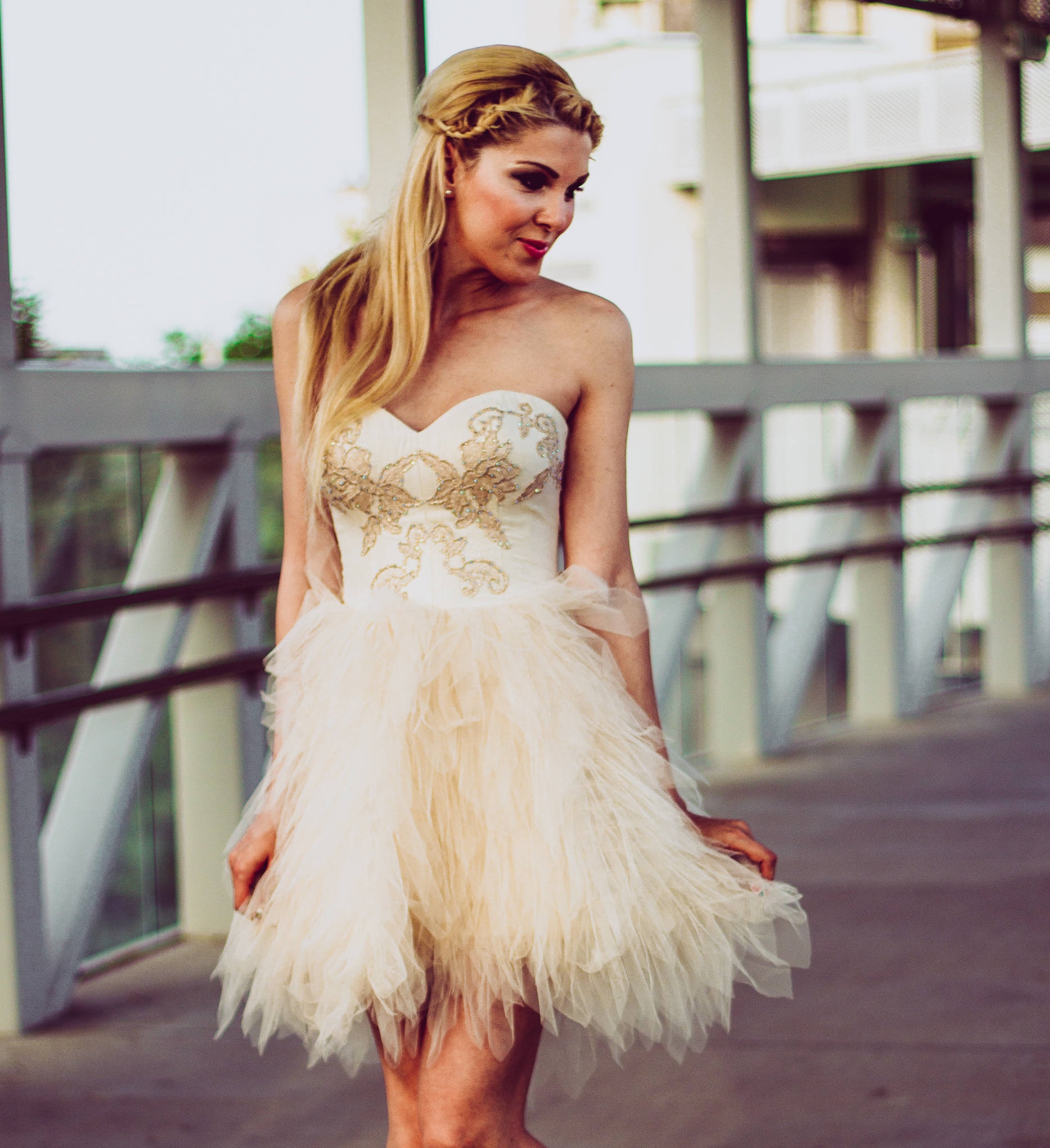 Classic Wedding Short Set - Champagne