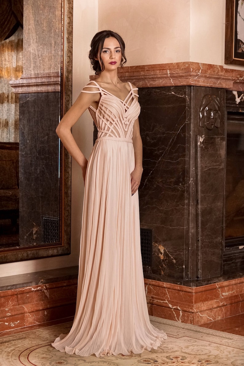 Sexy Pink Evening Dress & Prom Dress with Open-Back Detail for a Flirty Finish