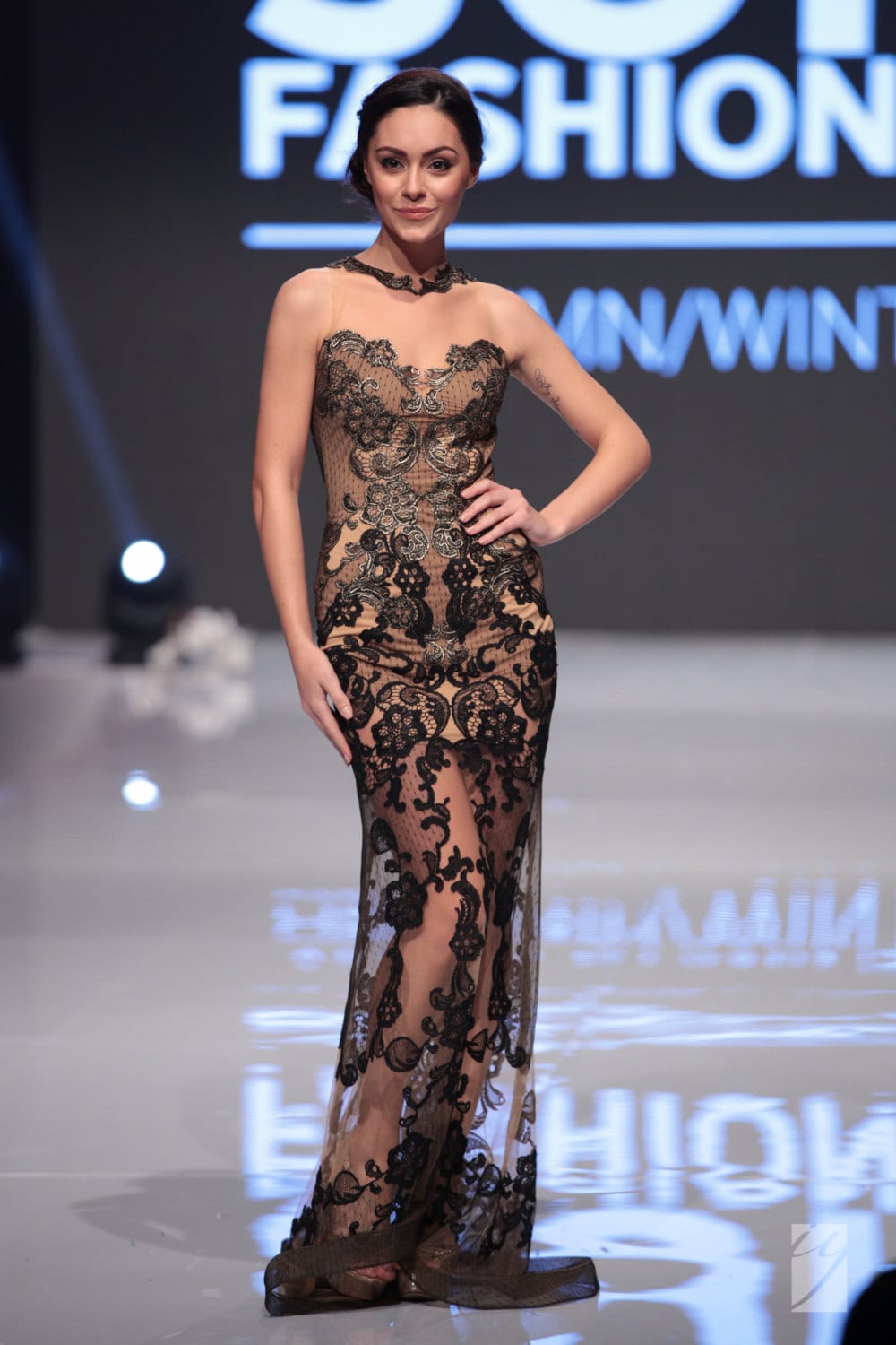 Black Lace Dress, Long Elegant Gown, Sexy Prom Dress