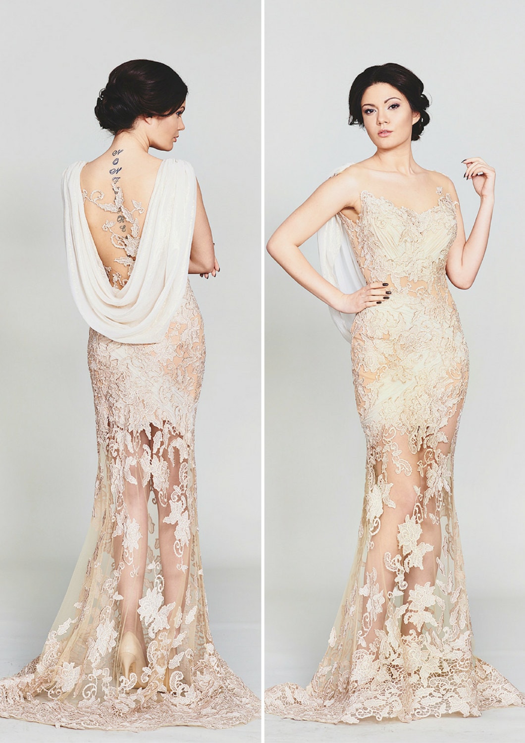 Rose gold clearance empire waist dress