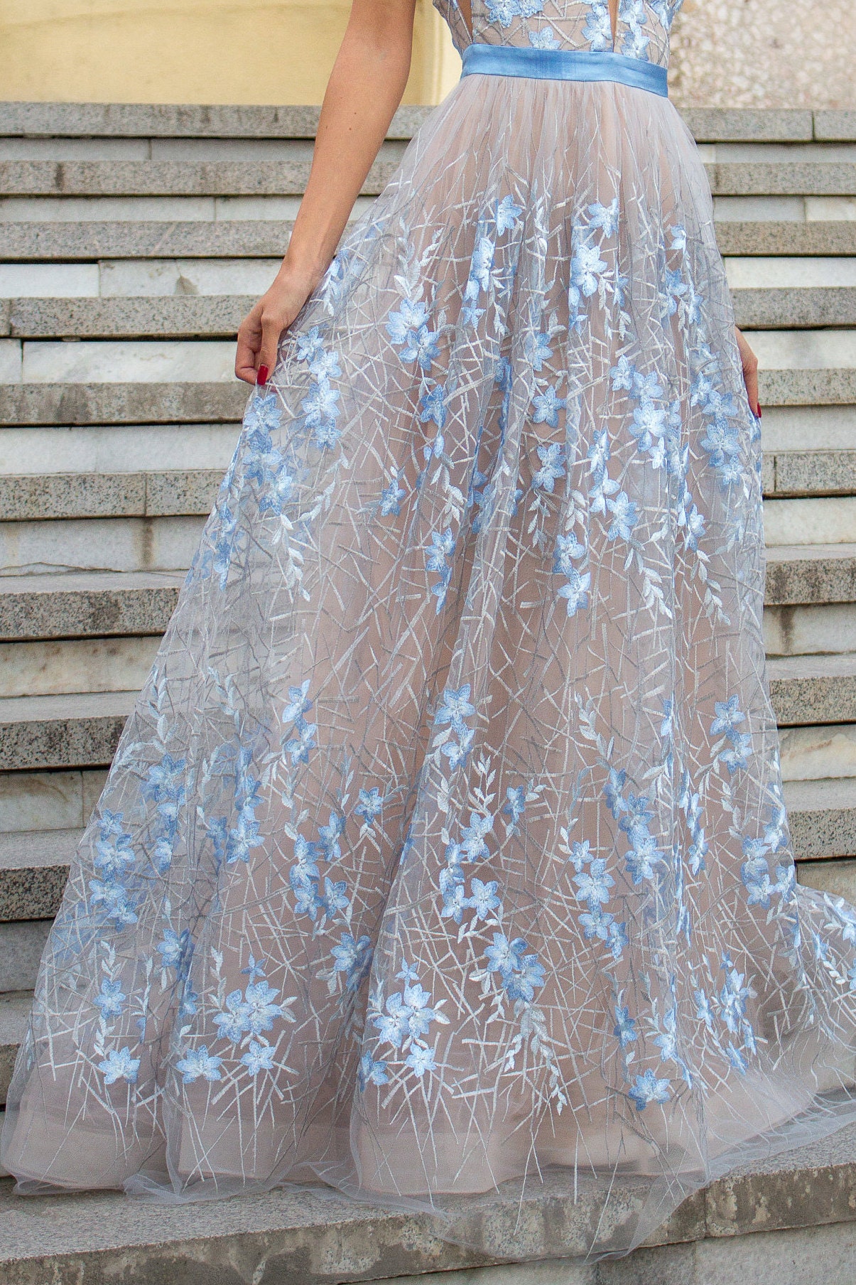 Sexy Mother of the Groom Dress, Blue Evening Gown, Sleeveless Prom Dress, Gray Blue Mother of the Bride Dress, Floral Formal Dress in Gray - Etsy Sexy Mother of the Groom Dress, Blue Evening Gown, Sleeveless Prom Dress, Gray Blue Mother of the Bride Dress, Floral Formal Dress in Gray - Etsy