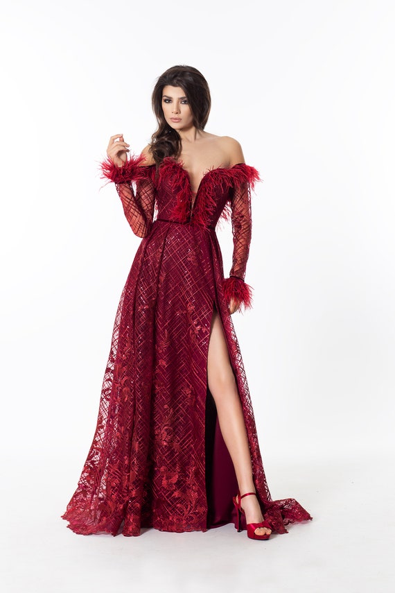 red mother of the bride dresses