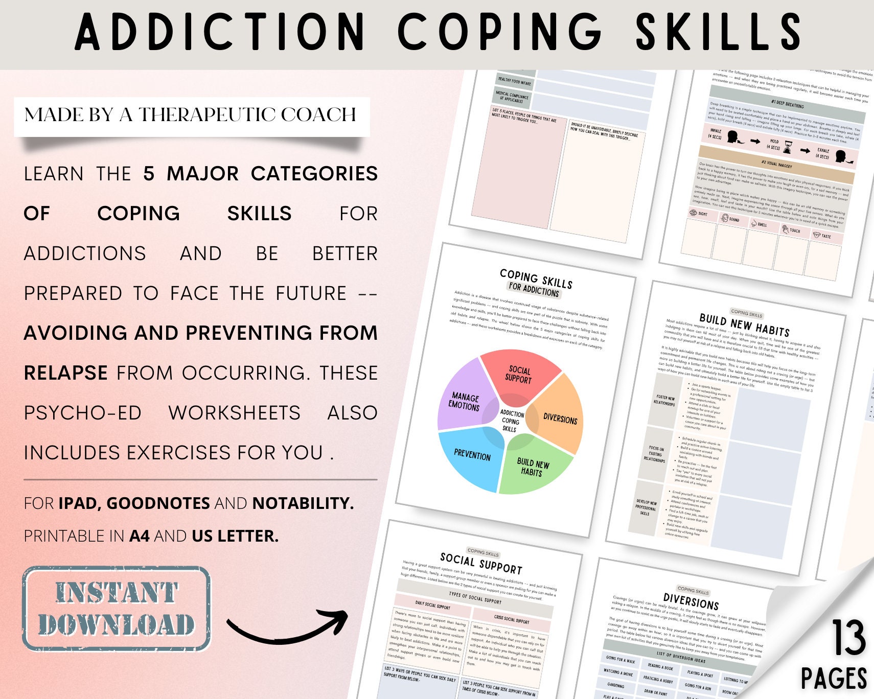 ADDICTIONS COPING SKILLS -- Overcome Addiction / Emotional Regulation ...