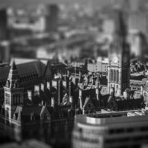 Limited Edition 0161 Fine Art Print 043 | Mini Manchester Town Hall