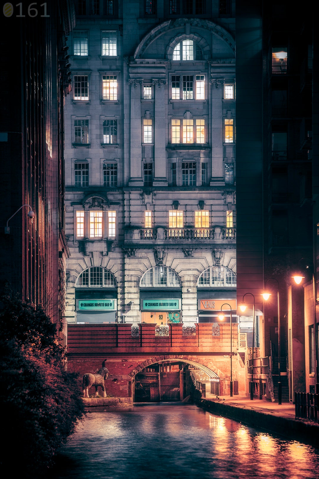 Limited Edition 0161 Fine Art Print 053 | Rochdale Canal and St James ...