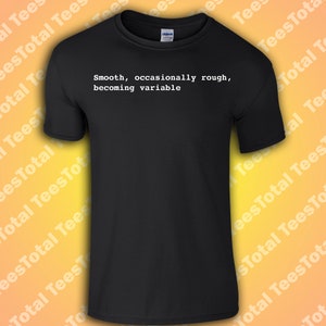 The Shipping Forecast T-Shirt | Smooth, occasionally rough, becoming variable