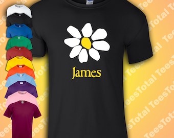 James The Band Tim Booth Daisy T Shirt 1990s Madchester Happy Mondays Oasis