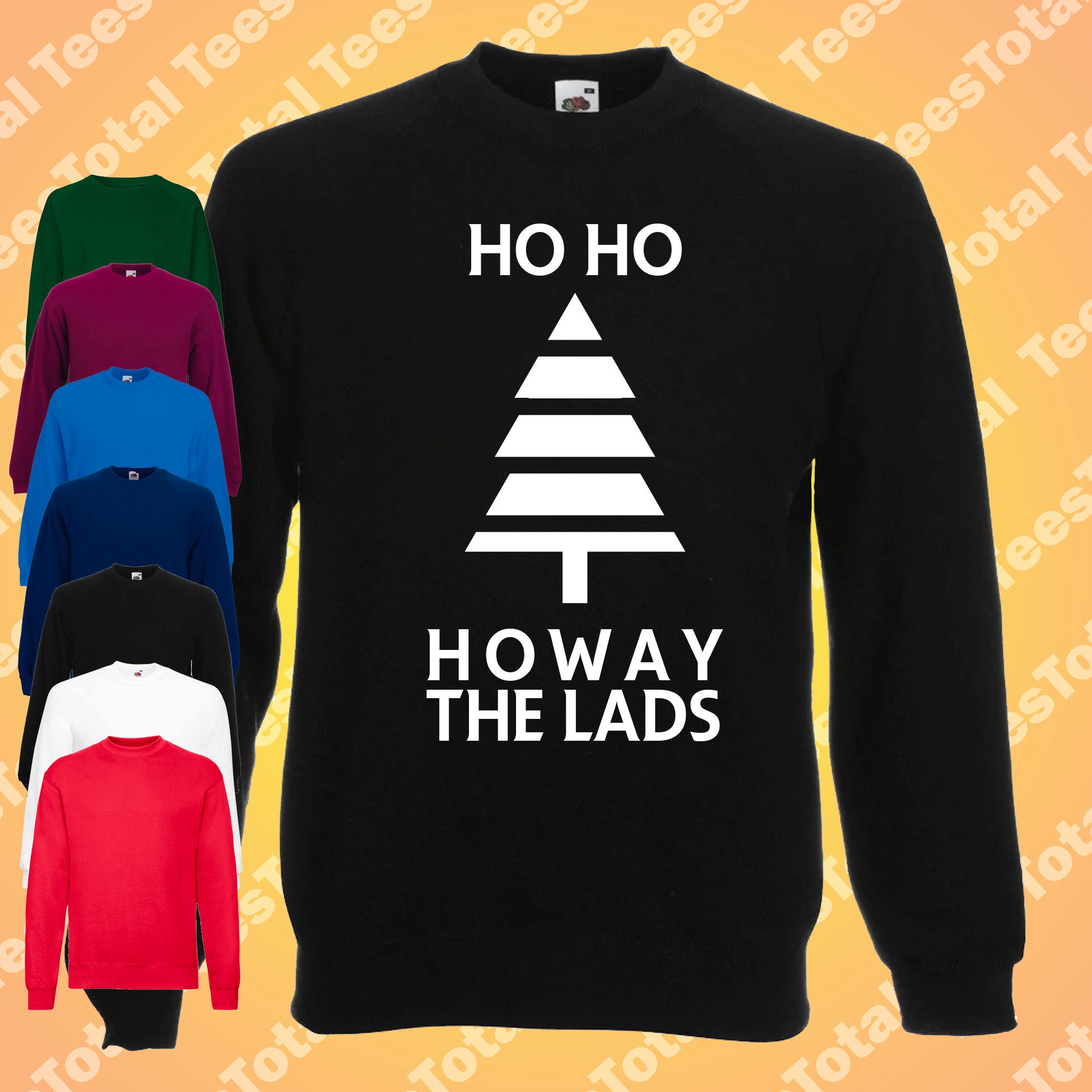 Ho Ho Howay the Lads Newcastle United Christmas Jumper Funny Novelty Etsy UK