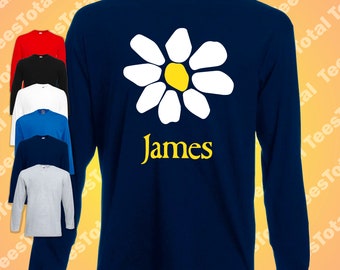 James The Band Tim Booth Daisy Long Sleeve T-Shirt 1990s Madchester Mondays Oasis