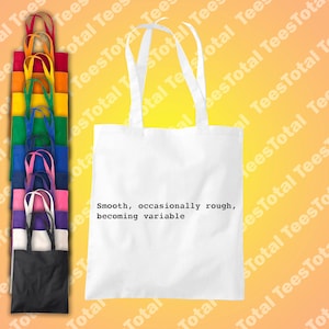 The Shipping Forecast Tote Bag | Smooth, occasionally rough, becoming variable