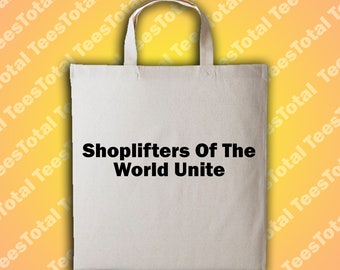Shoplifters of the world Unite Tote Bag | Morrissey | The Smiths | Johnny Marr
