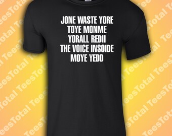 Blink 182 Miss You Lyrics T-shirt | 2023 Reunion | Jone Waste Yore Toye Monme |