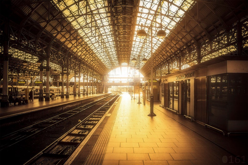 Limited Edition 0161 Fine Art Print 013 | Manchester Piccadilly Train ...