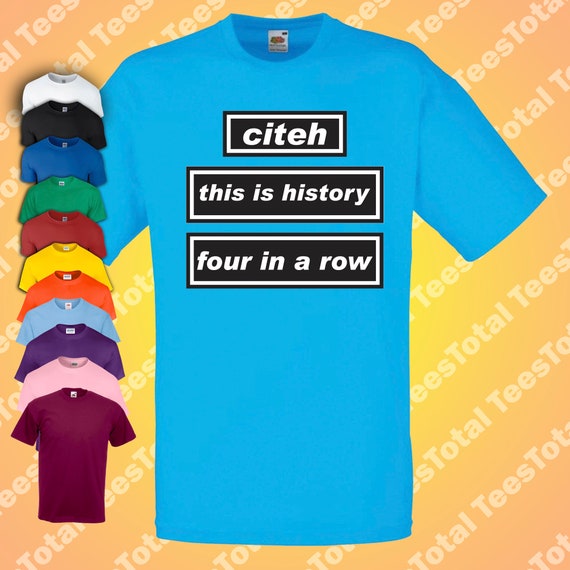 Oasis Parole T Shirt Parole Di Cotone T-shirt Manchester City This