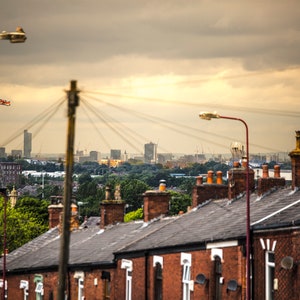 Limited Edition 0161 Fine Art Print 048 | Manchester Skyline from Dukinfield