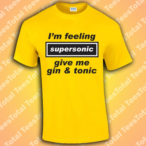 T-shirt supersonique Oasis | Liam Gallagher | Noël Gallagher | Oiseaux de haut vol