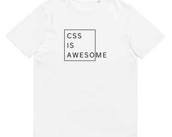 CSS är en fantastisk t-shirt. Ironisk t-shirt för front-end-utvecklare, webbutvecklare, grafiska designers