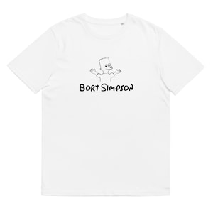 Bort Simpson, The Simpson&#39;s parody funny t-shirt, Bart Simpson