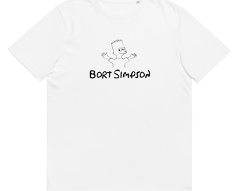 Bort Simpson, The Simpson's parody funny t-shirt, Bart Simpson