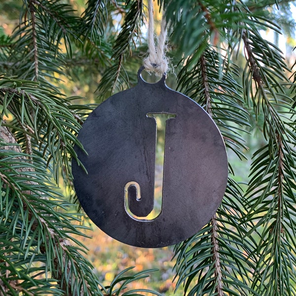 Metal Initial/Letter Ornament