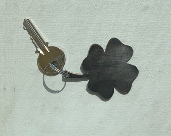Metal Four Leaf Clover Keychain