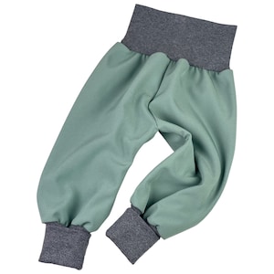 Softshell bloomers - mud pants - digging pants *uni mint* Baby / Children