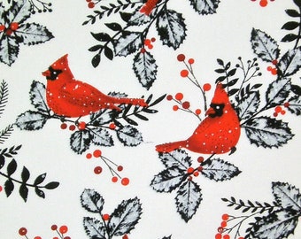 Christmas Spezial: 0,25 m Printed cotton fabric "Winter Gnomes" 114 cm br.