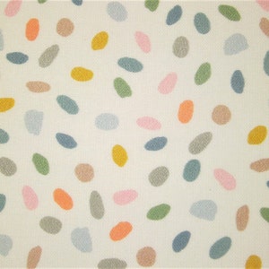 0.5 m digital print fabric &quot;Capri - Dots&quot; 150 cm wide. Westphalia