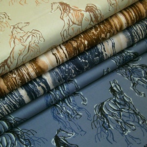 0,5 m Printed fabric Wild Horses 110 cm w. image 2