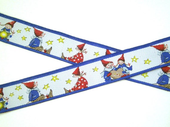 1 m Webband "Pippa und Pelle unterm Sternenzelt" 16 mm br.