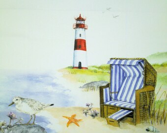 Strofinaccio in cotone - Sea Breeze - circa 50 x 70 cm