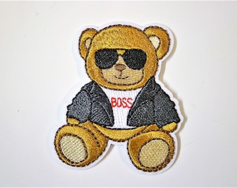 Aplicación termoadhesiva - Boss Bear - 50 x 45 mm aprox.