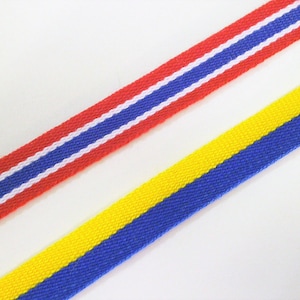 1 m geweven lint "Scandinavië" 10 mm br. 100% katoen uit Zweden