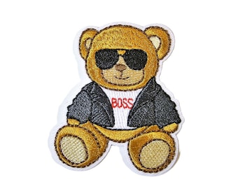 iron on label "Boss Teddy Bear"