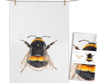 Printed fabric "Bumble Bee" 50x70 cm  tea towel