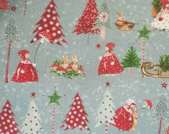 Christmas Spezial: 0,25 m Printed cotton fabric "Wnter" 150 cm w.