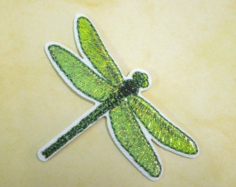 iron on label "Dragonfly" ca.55x40 mm