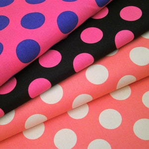 0,5 m japanese fabric "Candy Party" 110 cm wide Kokka Polka Dots