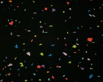 0,5 m Printed cotton fabric  "Confetti" 110 cm w.