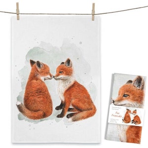 Strofinaccio in cotone Fox Friends circa 50 x 70 cm