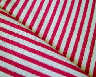 0,5 m Feinripp-Jersey  &quot;Streifen&quot; 150 cm br. Baumwolle Westfalen