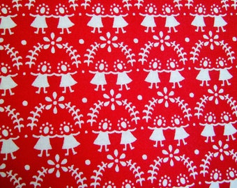 0,5 m Printed Cotton  fabric "Doppeltes Lottchen" 150 cm w. Westfalen Erich Kästner